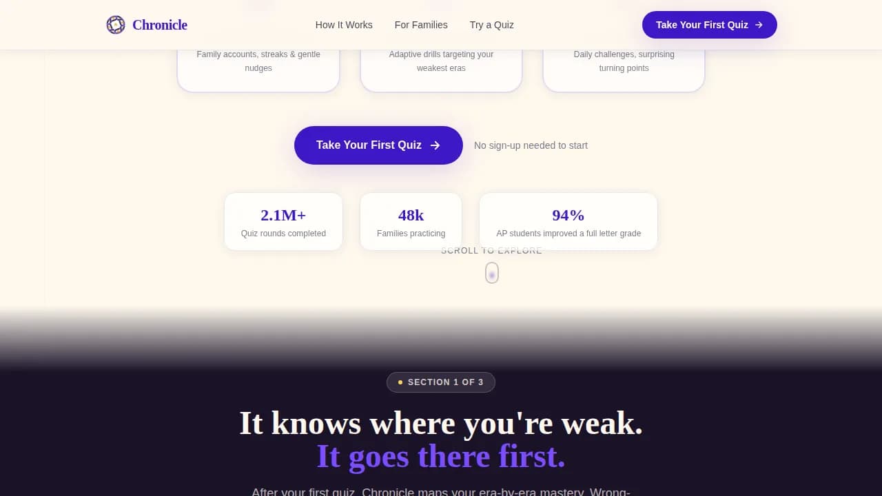 History Education Professional Website Template