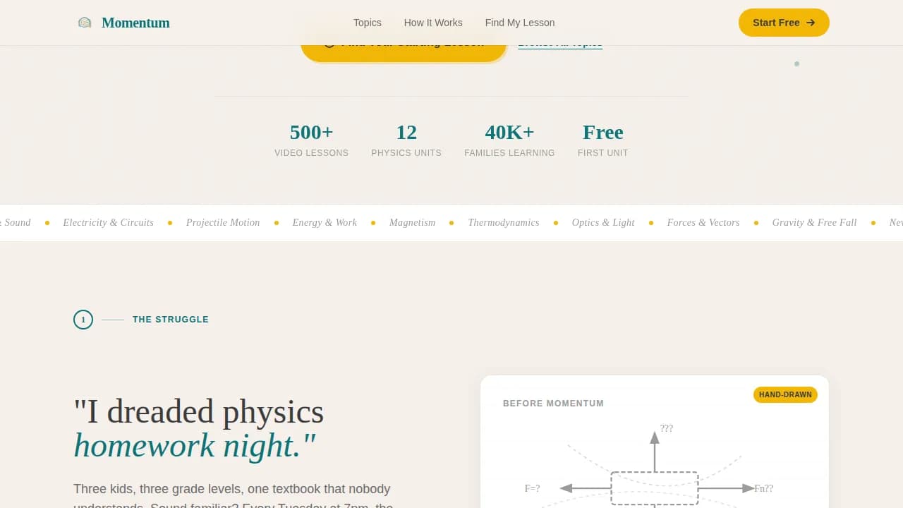 Physics Education Professional Website Template