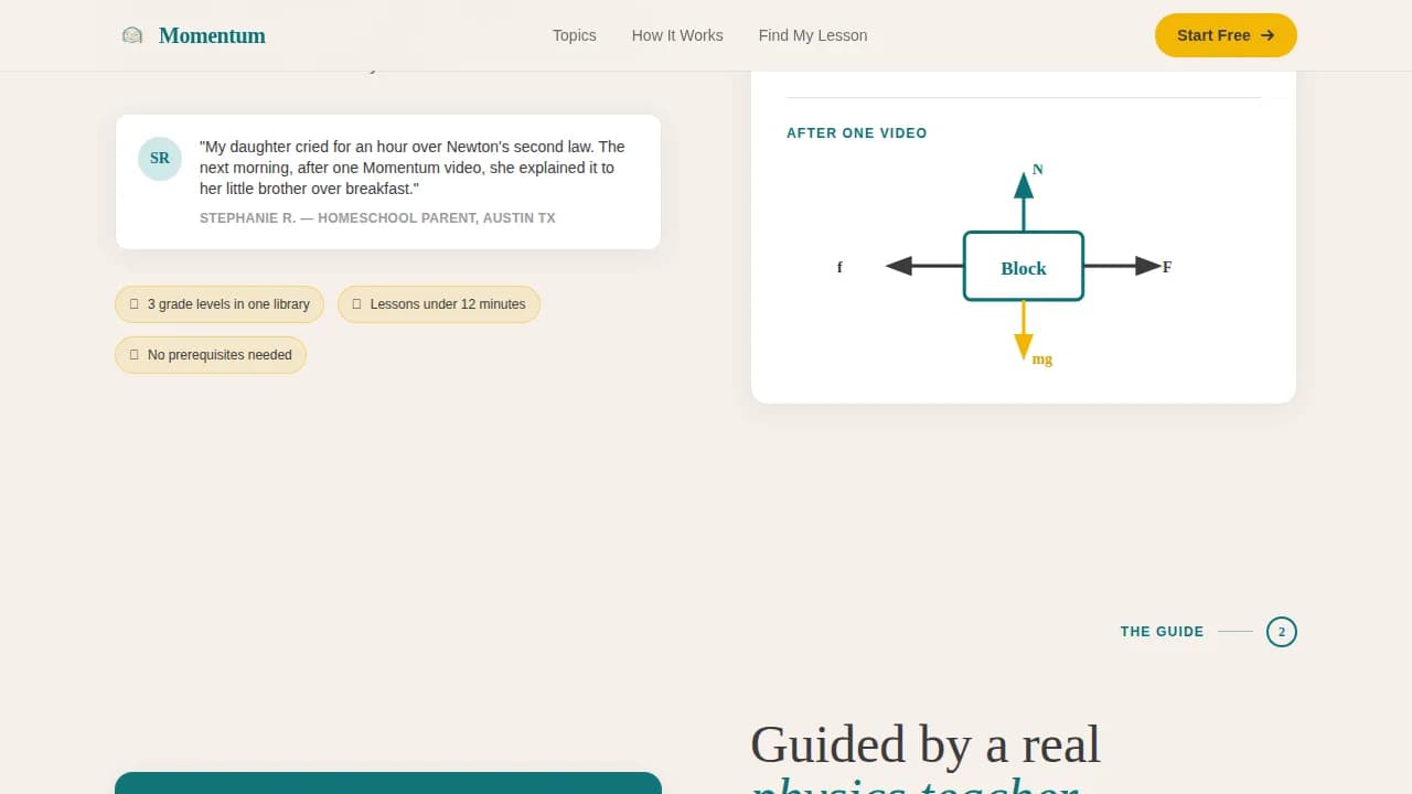 Physics Education Professional Website Template