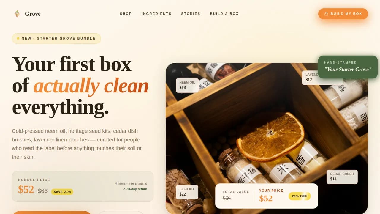 Home & Garden E-Commerce Professional Website Template