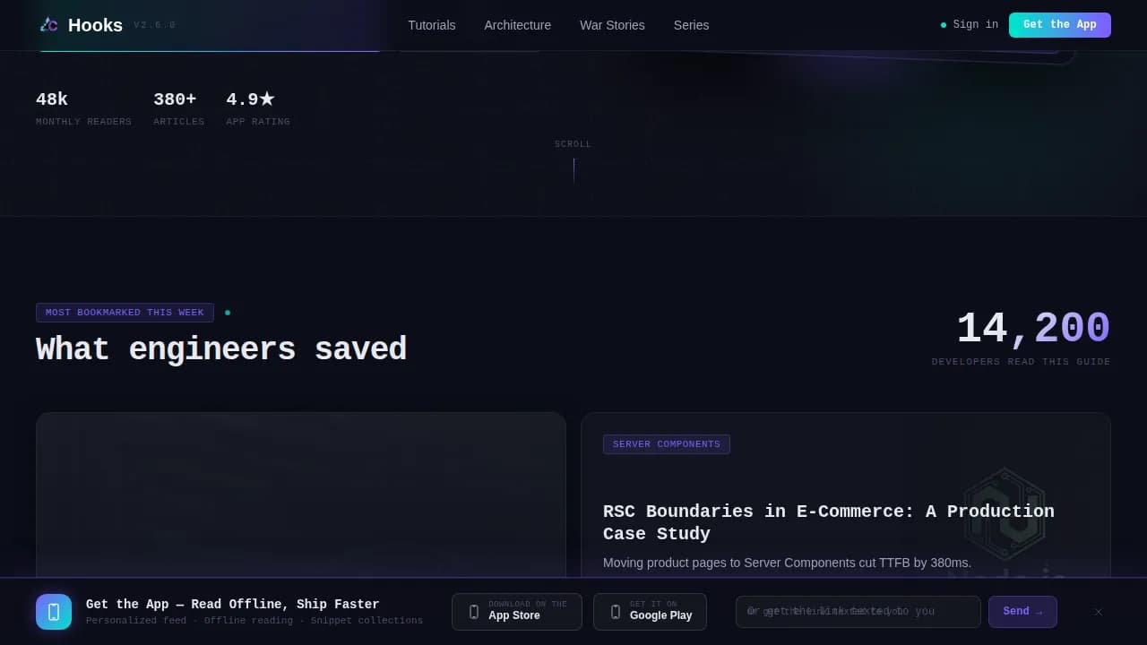 Syntax — Intelligent React API Documentation Landing Page Template