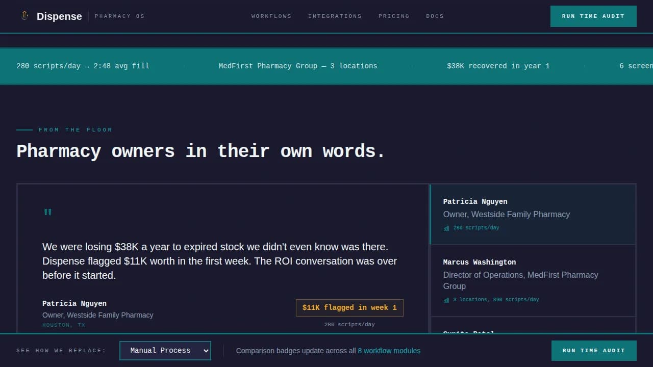 Medicate — Streamlined Pharmacy Automation Landing Page Template