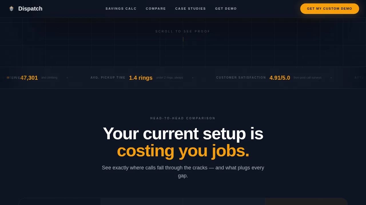 Relay — Smart Construction Dispatch Landing Page Template