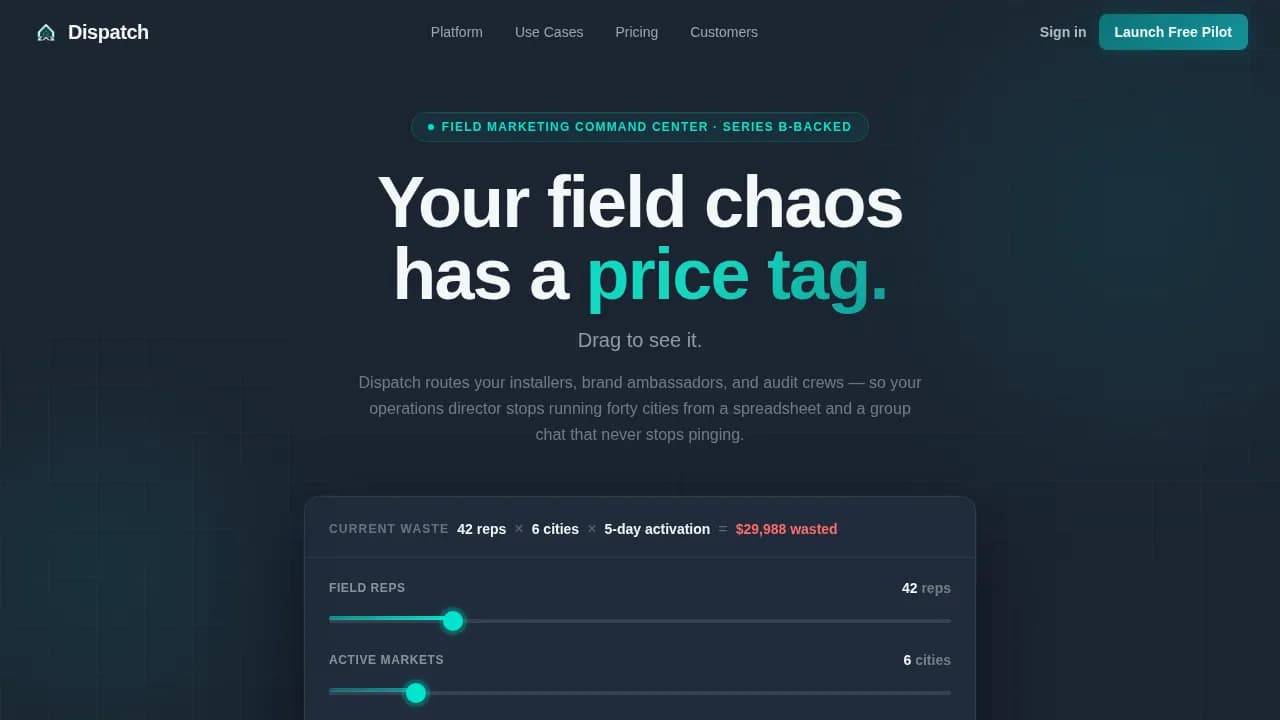 Activate — Smart Energy Operations Landing Page Template