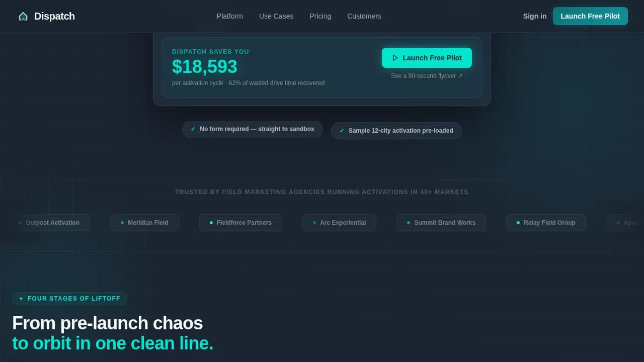 Activate — Smart Energy Operations Landing Page Template
