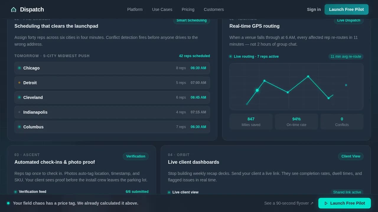 Activate — Smart Energy Operations Landing Page Template