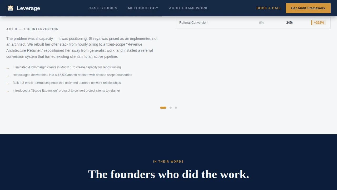 Business Coach Booking Website Template