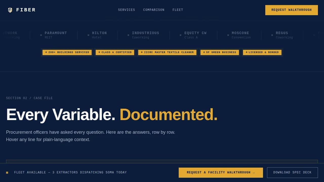 Strand — Premium Carpet Care Landing Page Template