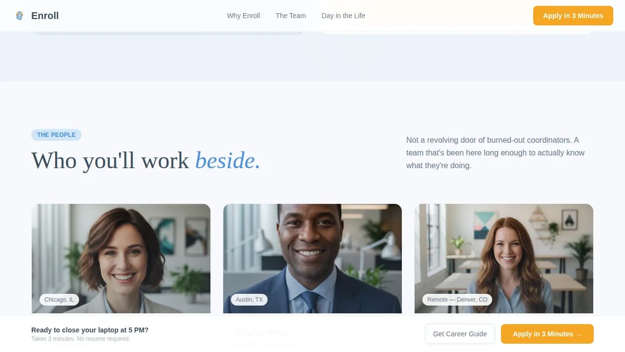 Onboard — Streamlined HR Recruitment Landing Page Template