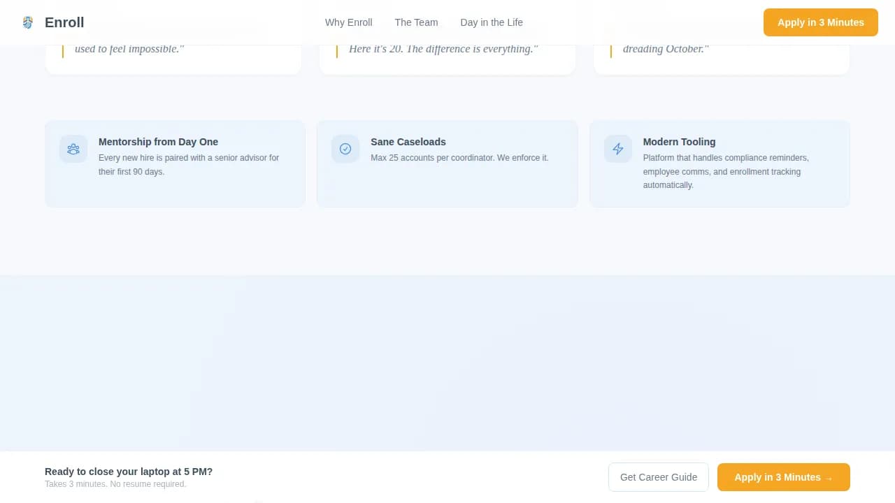 Onboard — Streamlined HR Recruitment Landing Page Template