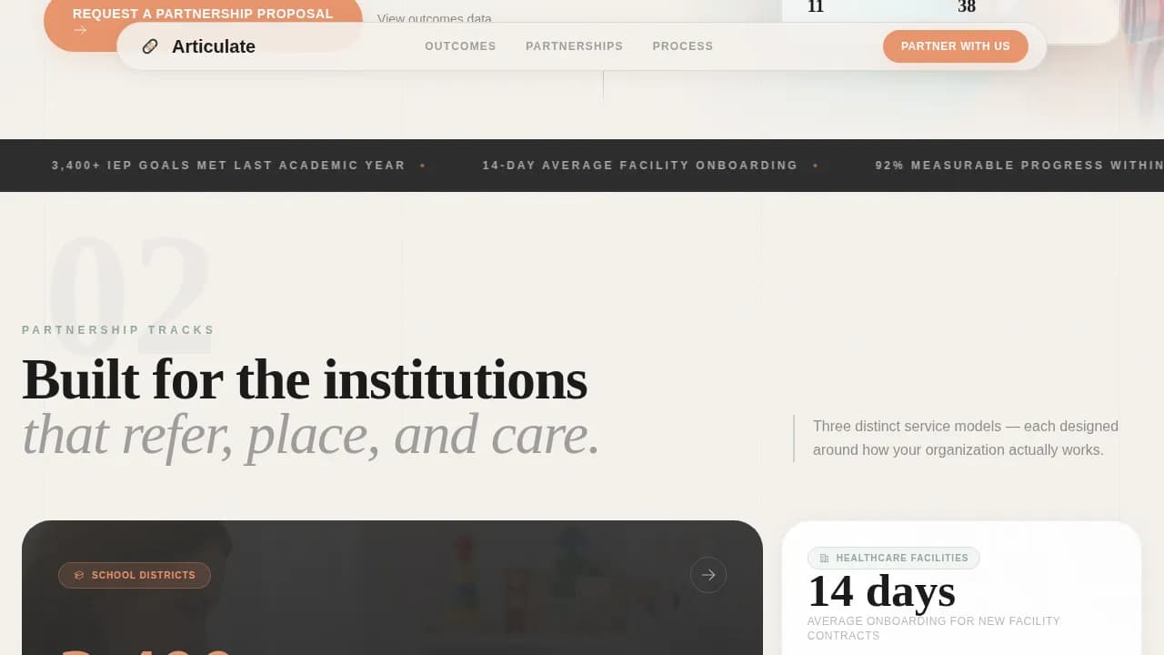 Speak — Data-Driven Speech Therapy Landing Page Template