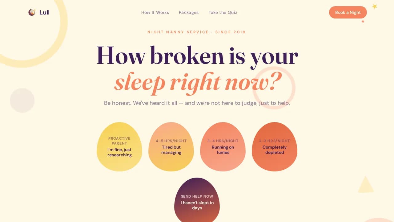 Nanny & Au Pair Booking Website Template
