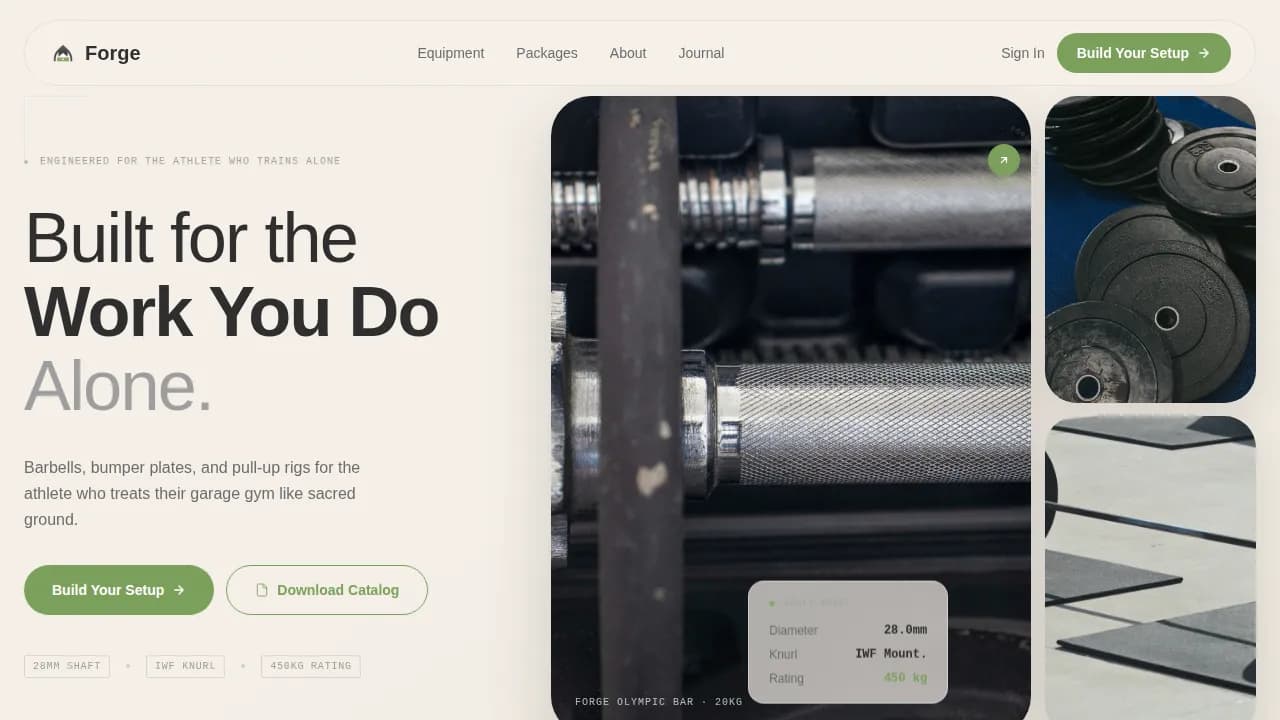 Lift — Performance CrossFit Retail Landing Page Template