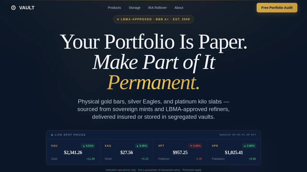 Commodity & Forex Trading Pricing Website Template