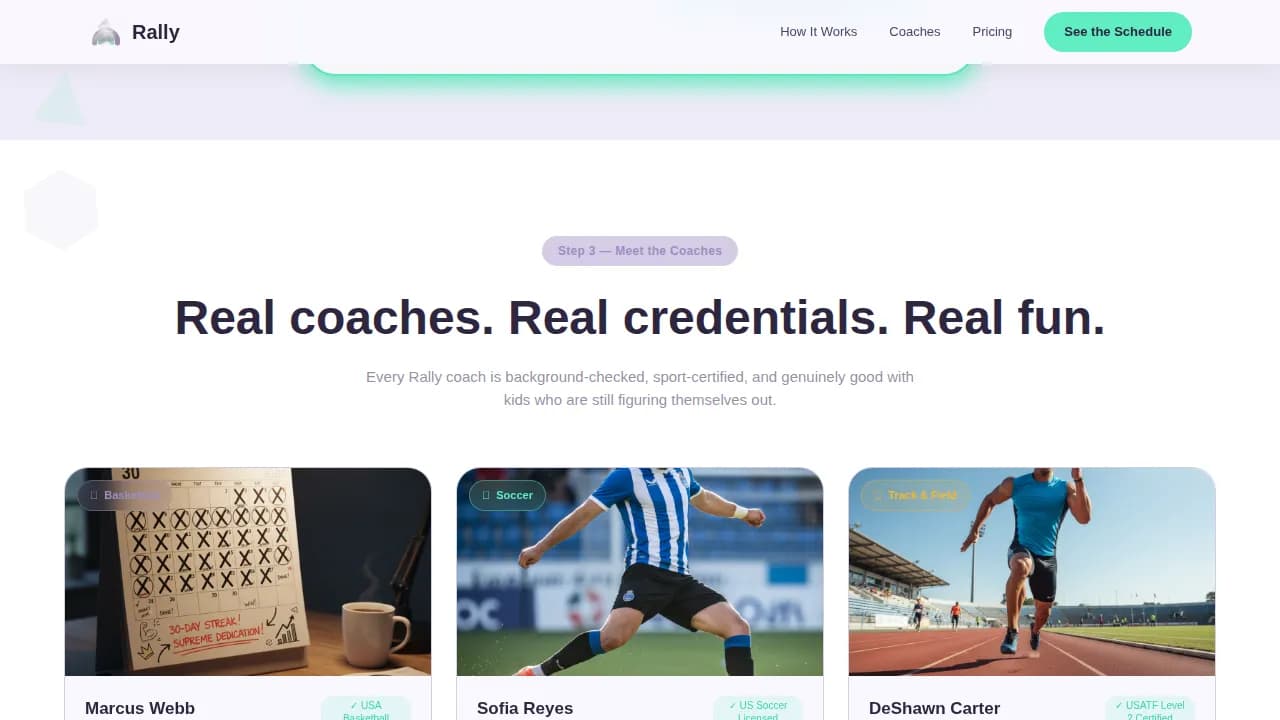 Tween (10-13) Products & Booking Website Template