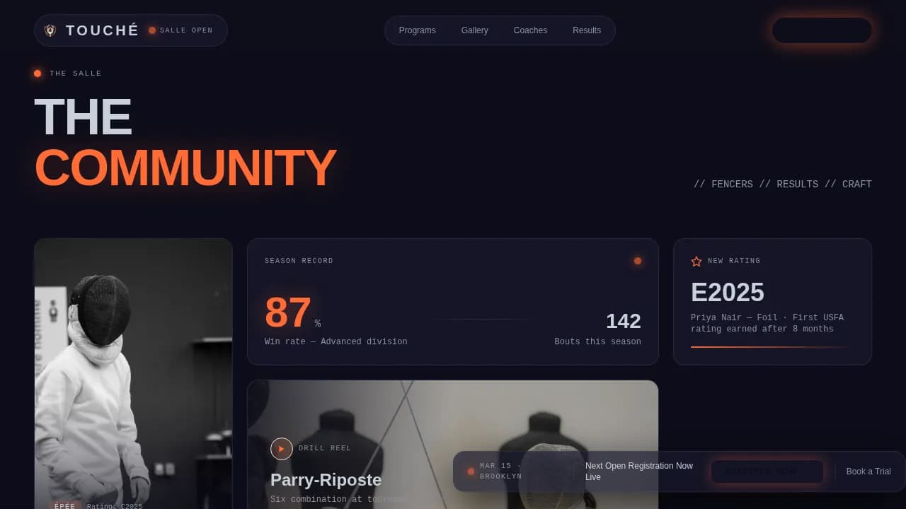 Fencing Reviews Website Template