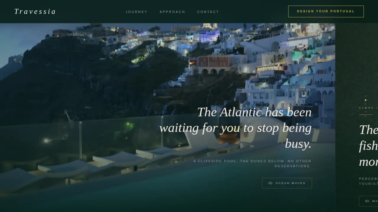 Voyage — Luxe Portugal Travel Landing Page Template