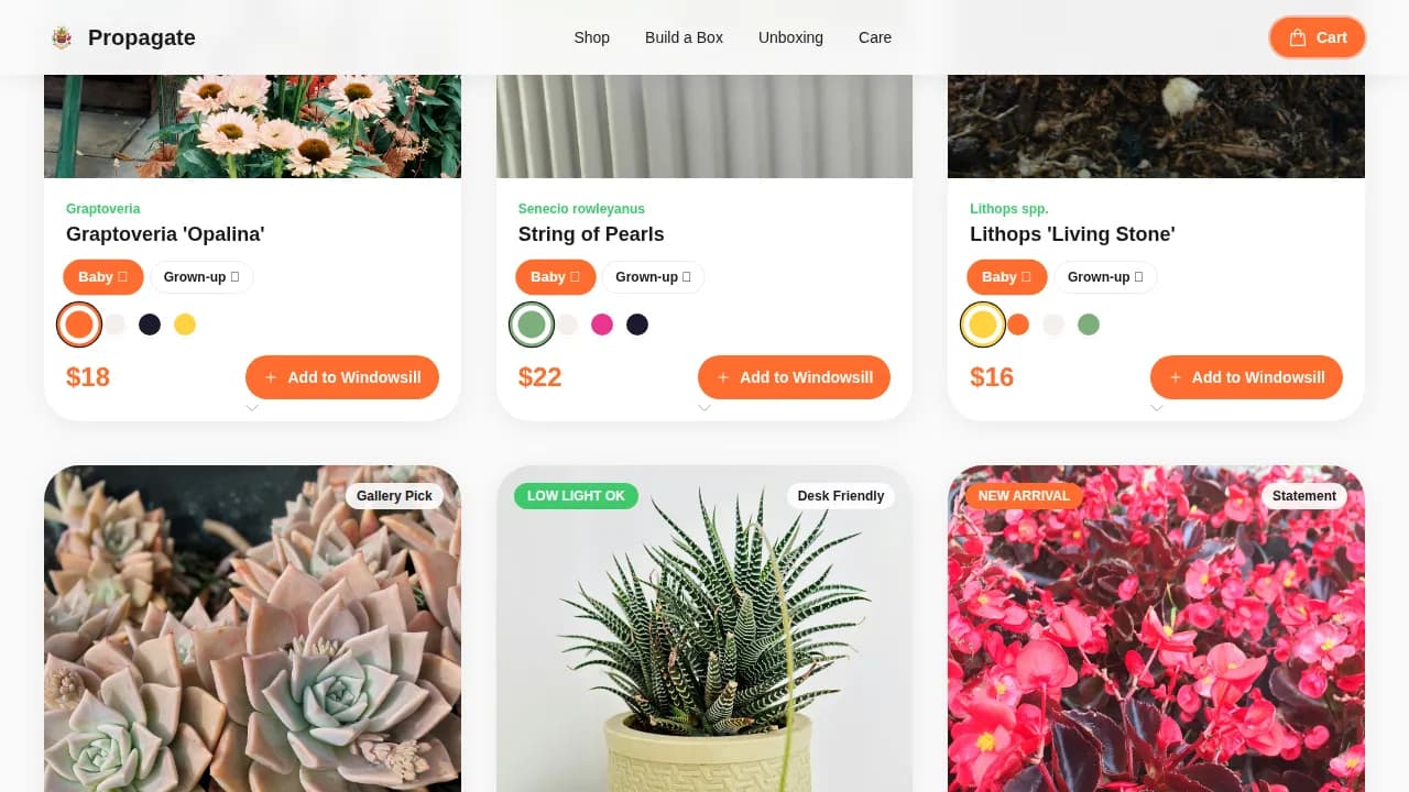 Cultivate — Expert Indoor Plants Landing Page Template