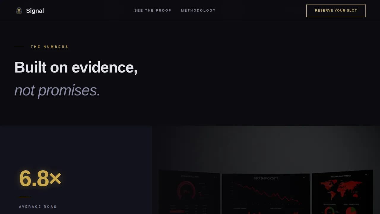 Amplify — Immersive Conversion Marketing Landing Page Template