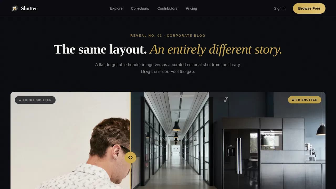 Capture — Premium Visual Assets Landing Page Template