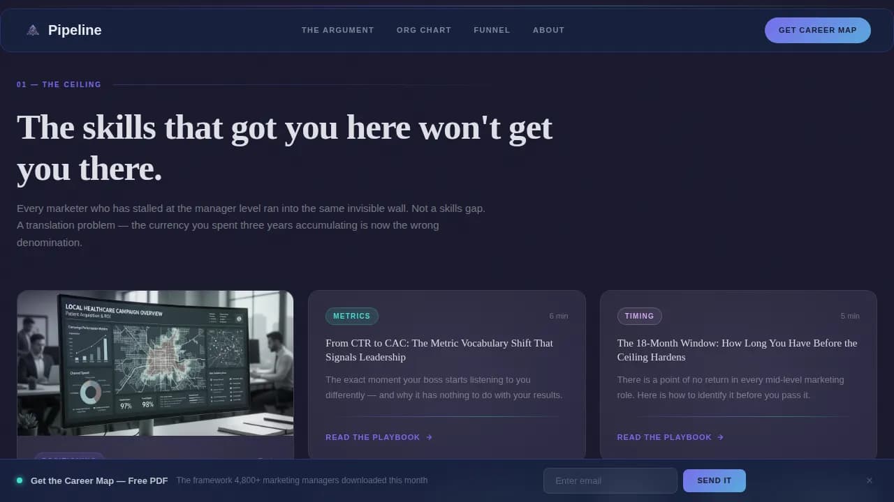 Conduit — Smart Glass Sales Landing Page Template