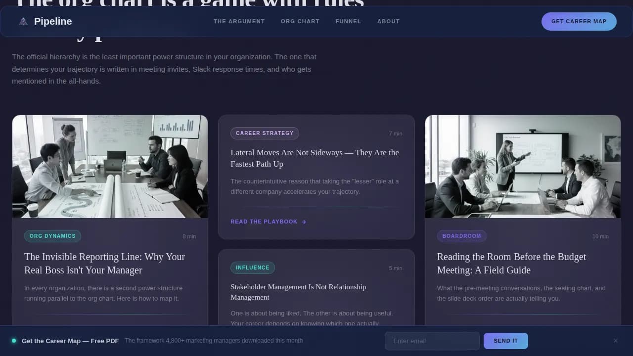 Conduit — Smart Glass Sales Landing Page Template