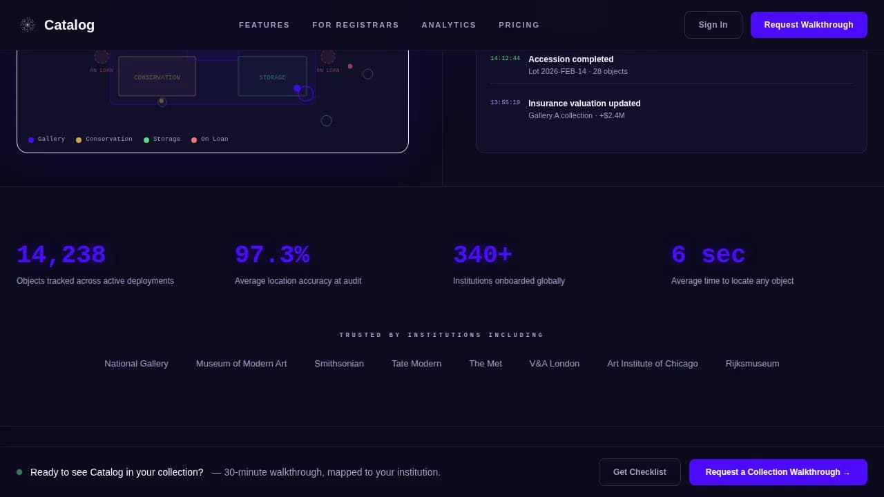 Museum Vertical SaaS Directory Website Template