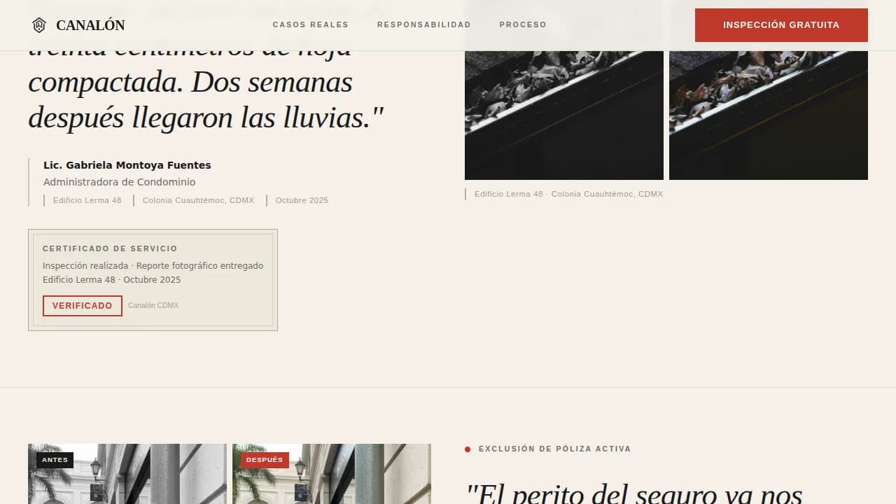Flow — Expert Gutter Maintenance Landing Page Template