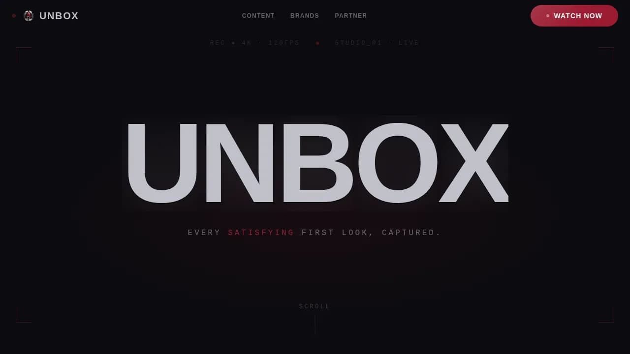 Reveal — Immersive Review Platform Landing Page Template