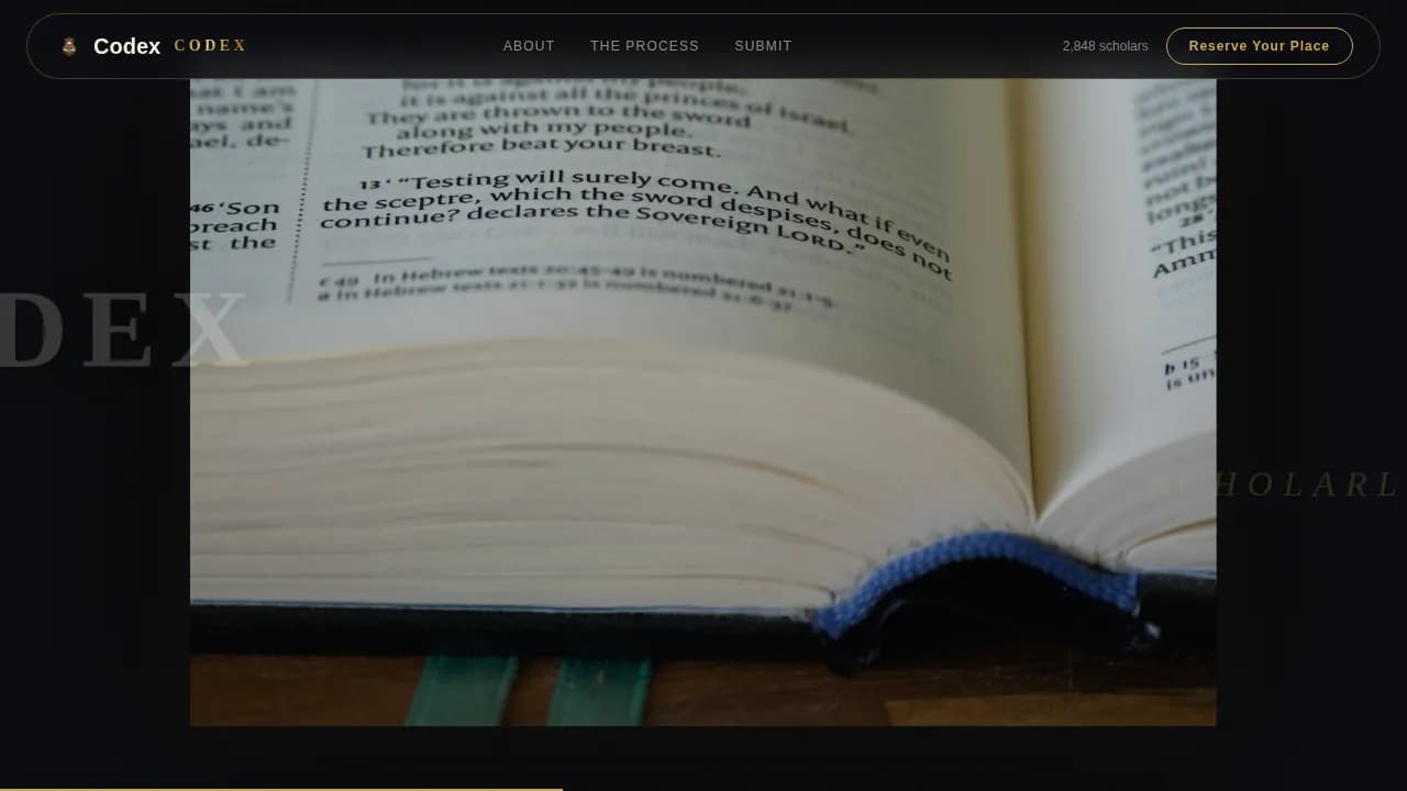 Publish — Prestigious Academic Journal Landing Page Template