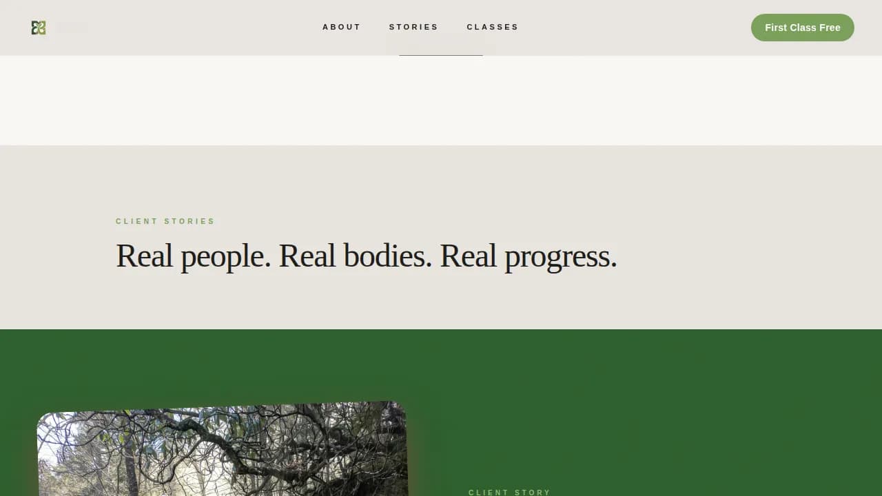 Senior Fitness Trainer Website Template for Older Adults