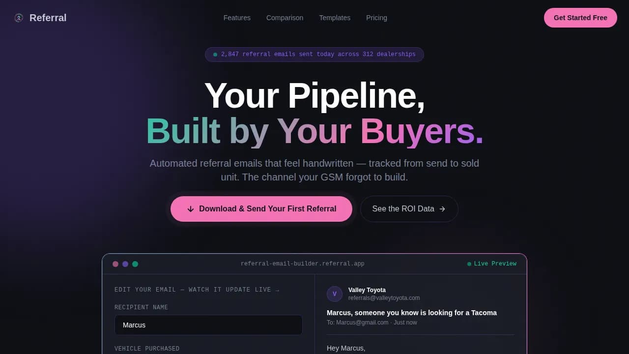 Connect — Effective Auto Referral Landing Page Template
