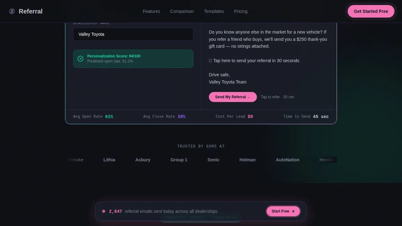 Connect — Effective Auto Referral Landing Page Template