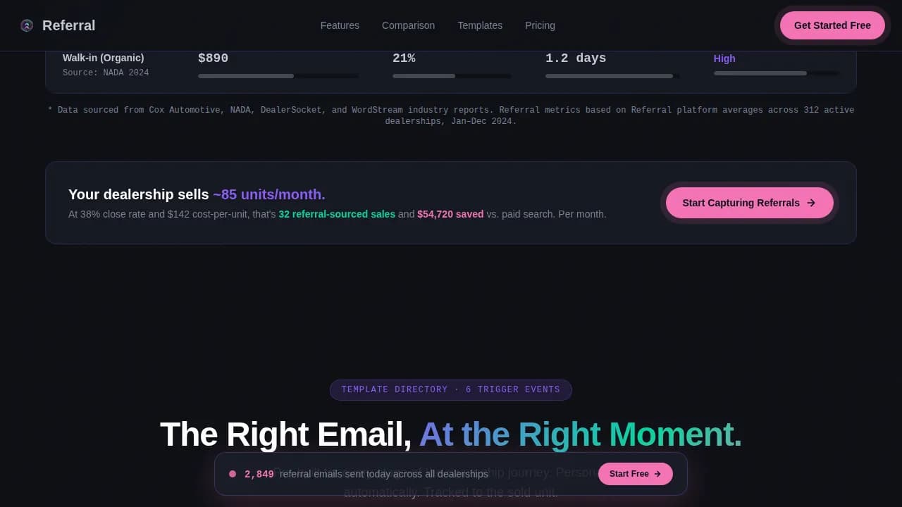 Connect — Effective Auto Referral Landing Page Template