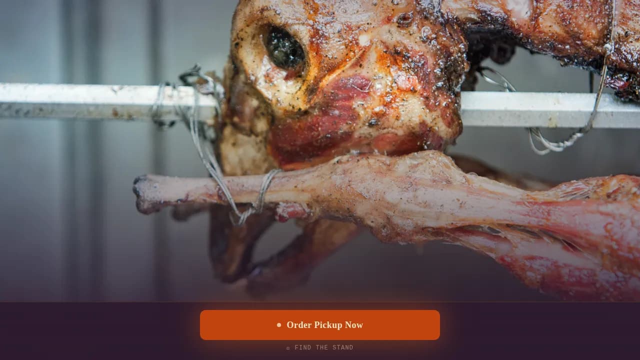Street Food & Market Stall Professional Website Template