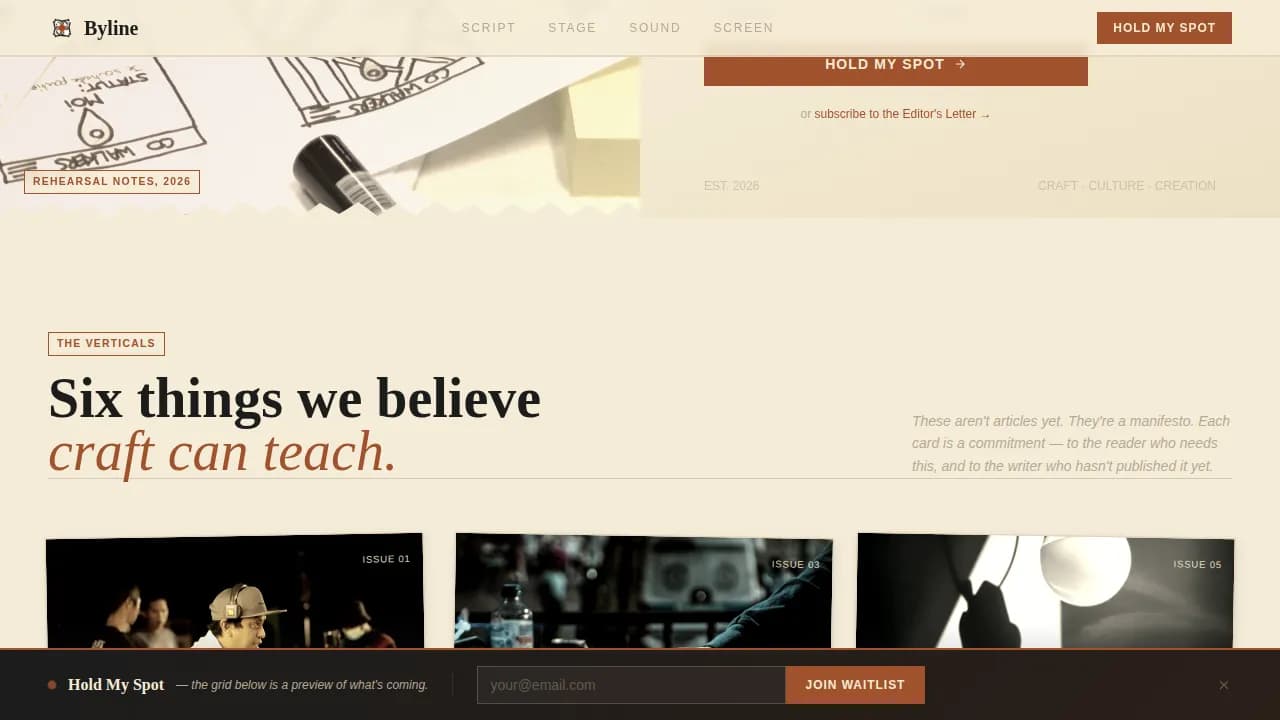 Entertainment Blog & Media Booking Website Template