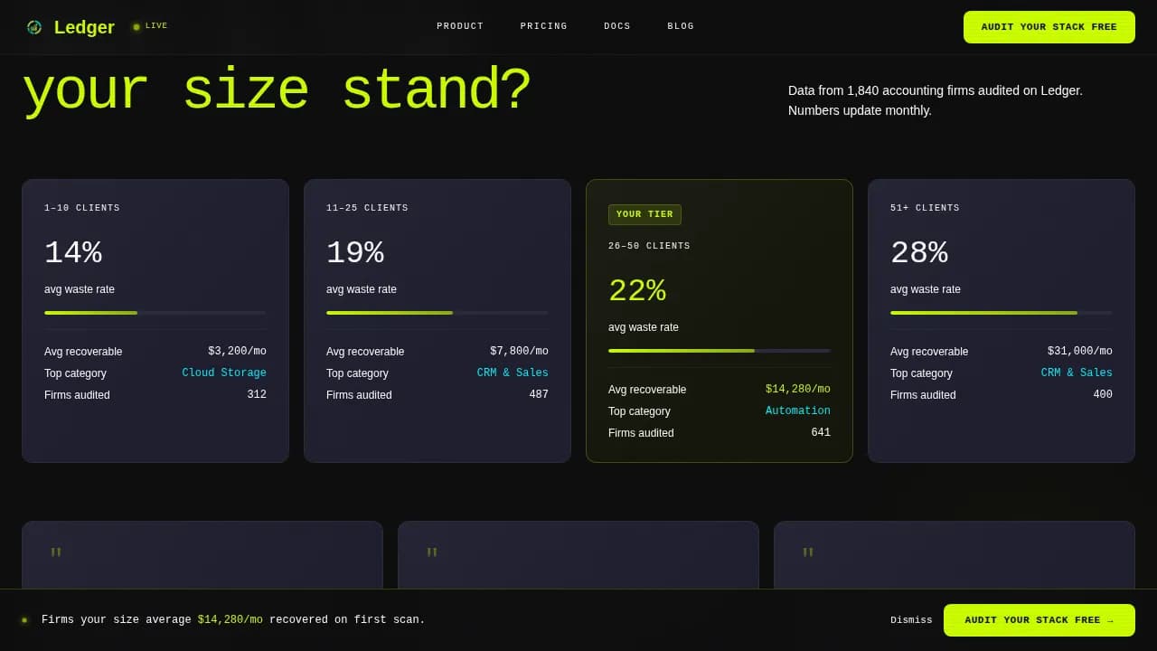 Accounting Firm Software Specialist Professional Website Template
