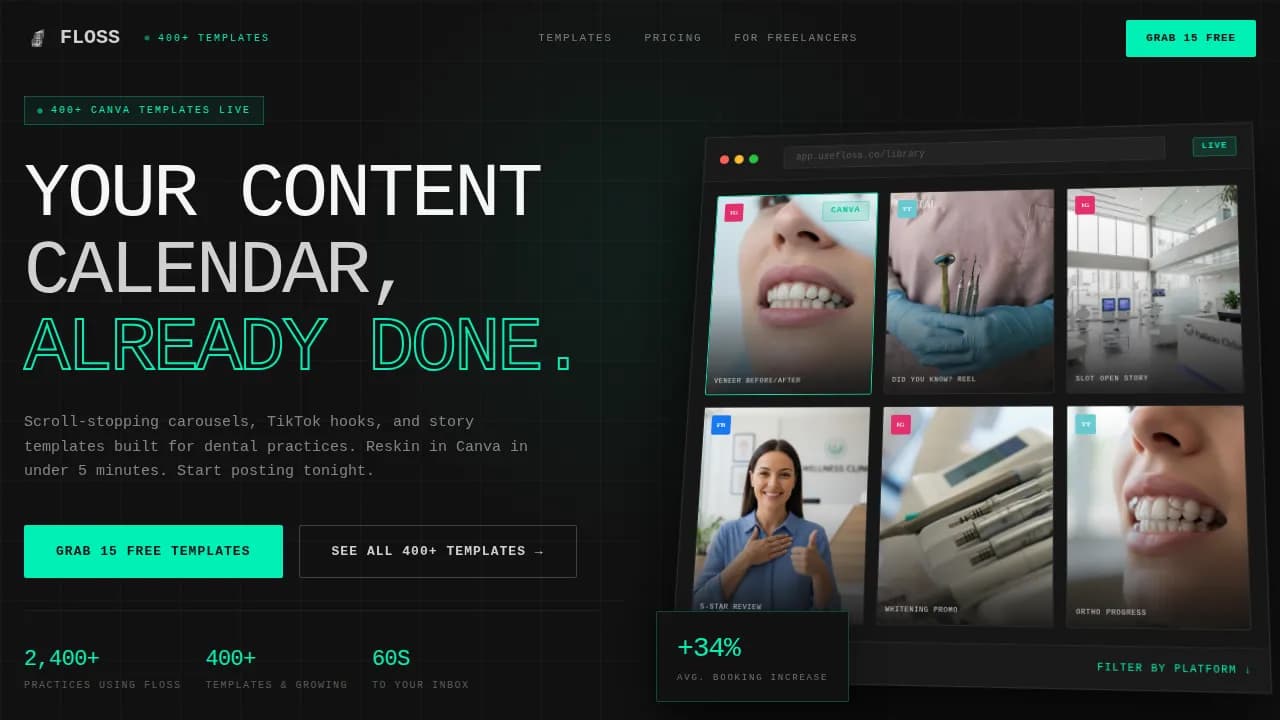 Dental Digital Presence Careers Website Template