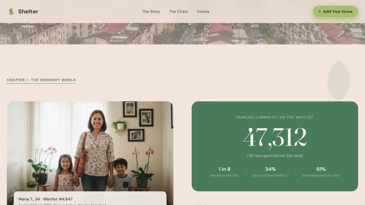 Homestead — Community Housing Initiative Landing Page Template