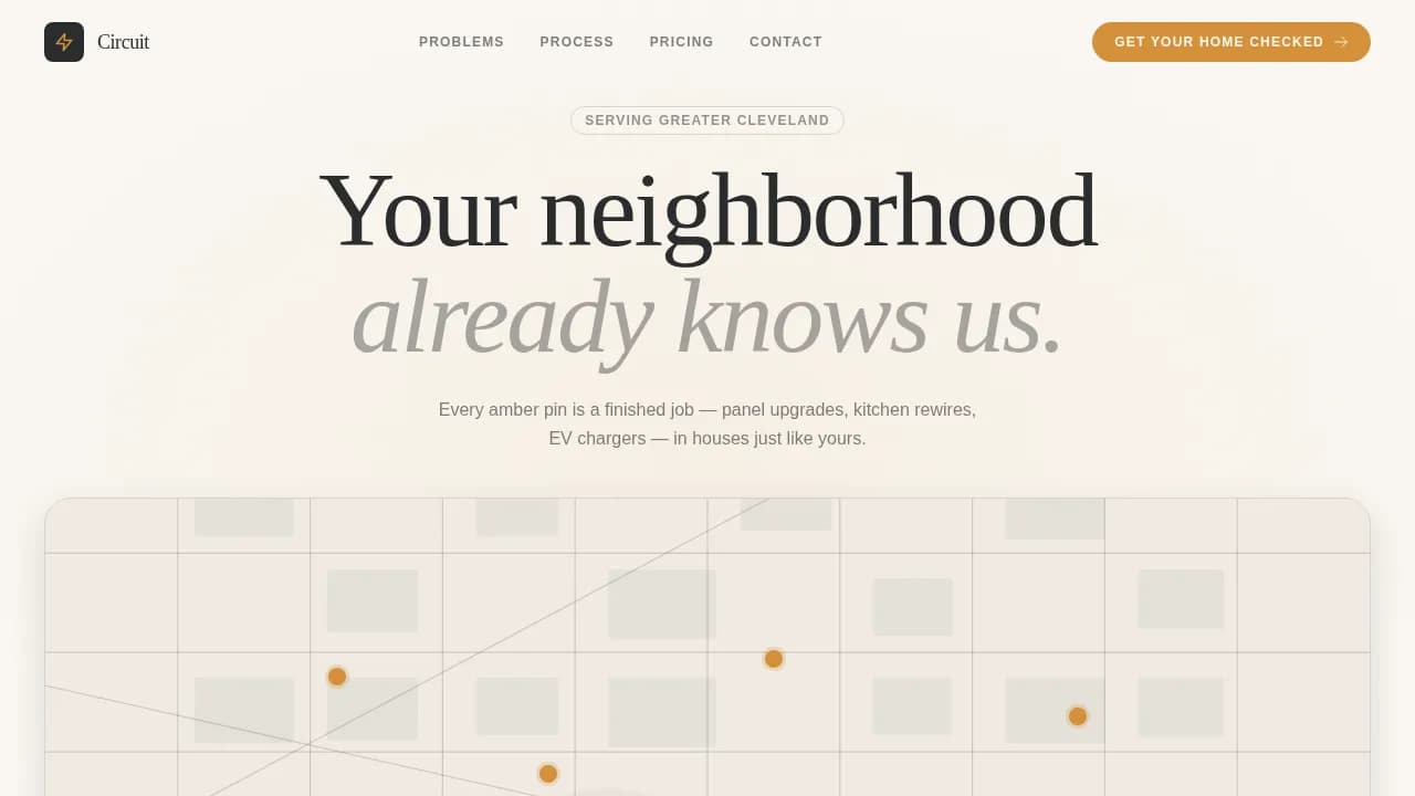 Single Family Home Construction Booking Website Template