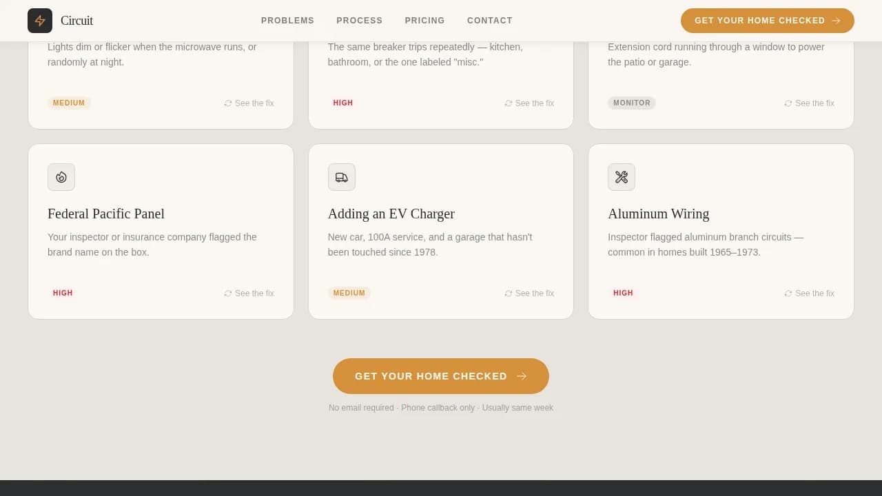 Single Family Home Construction Booking Website Template