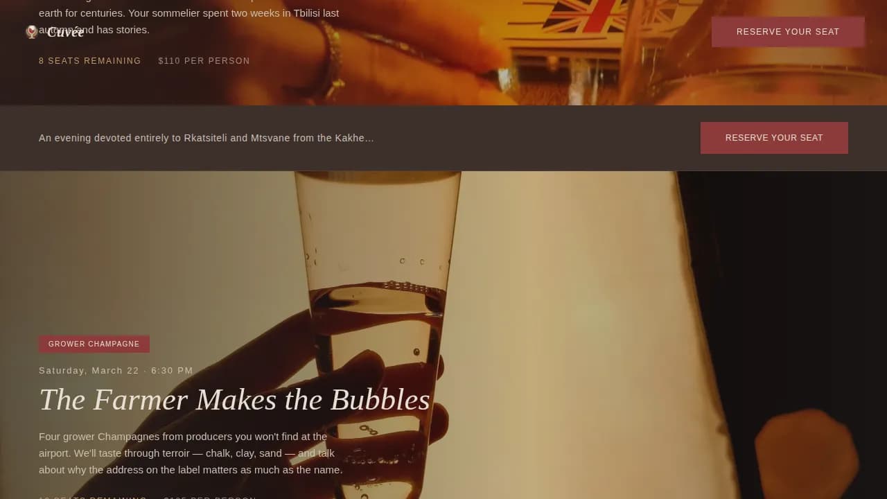 Winery & Wine Booking Website Template