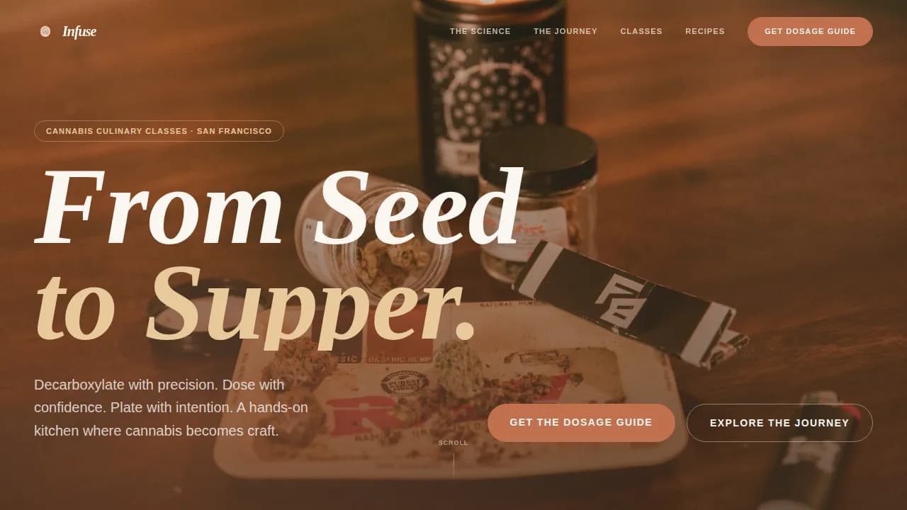 Cannabis Industry Blog Website Template