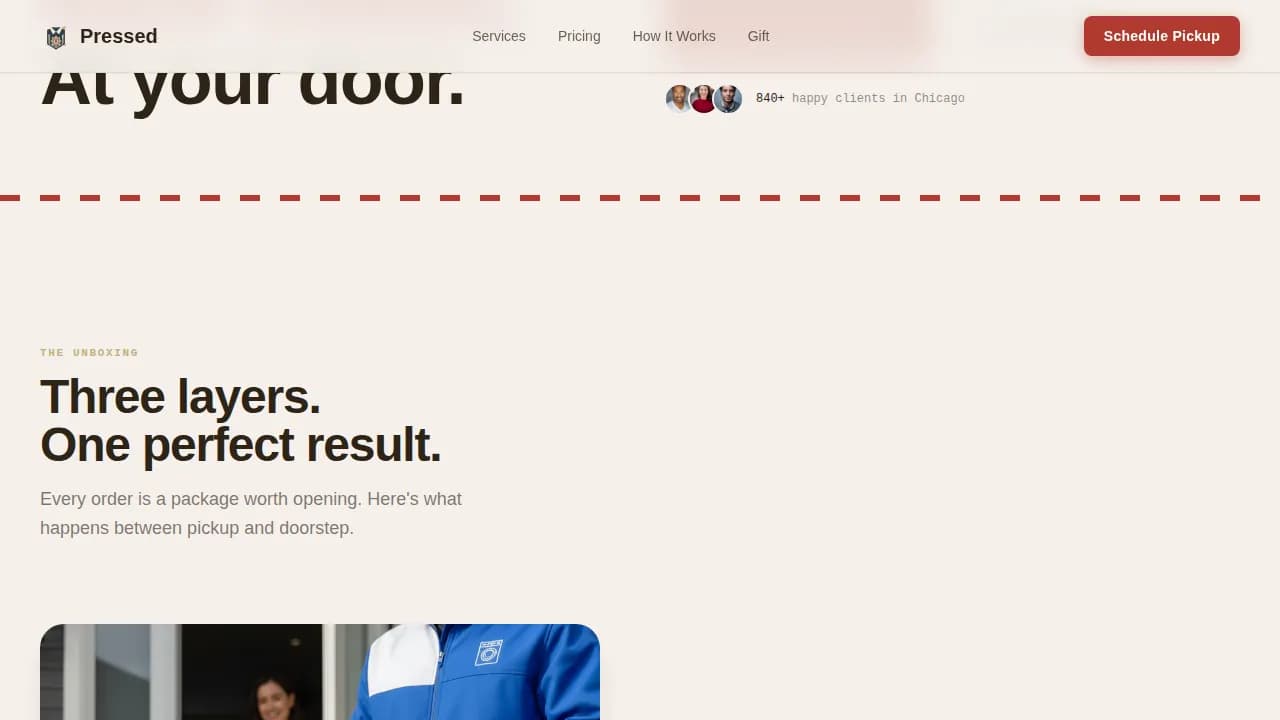 Veteran-Owned Business Booking Website Template