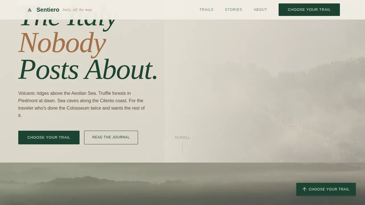 Italy Travel Booking Website Template