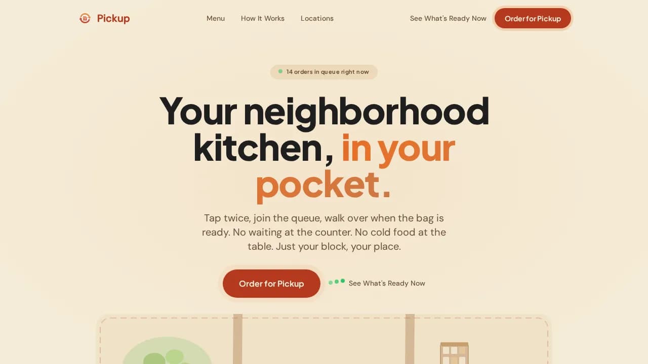 Digital Menu & Ordering Professional Website Template