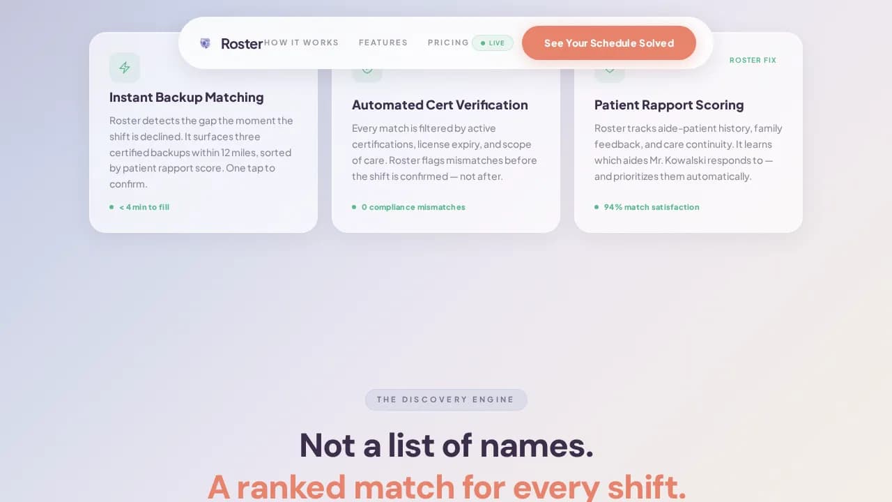 AI for Senior Care Professional Website Template