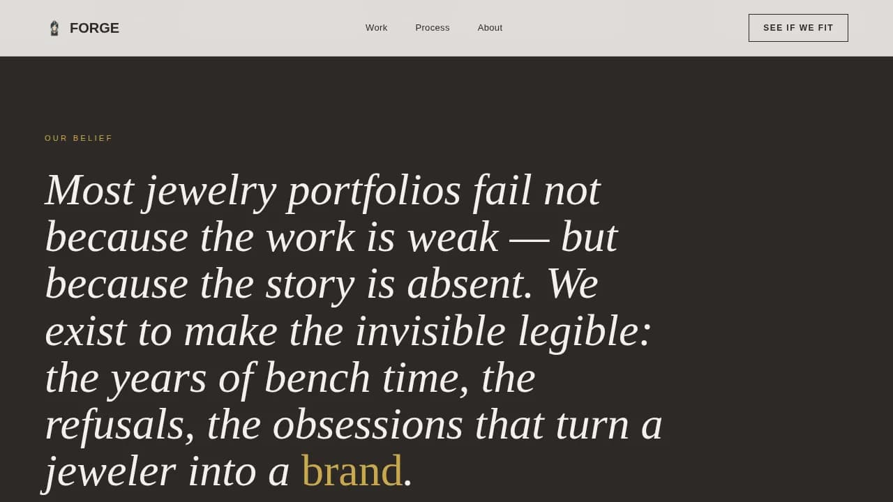 Jeweler Portfolio Portfolio Website Template