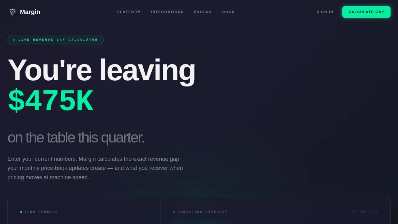 AI for SaaS B2B Pricing Website Template