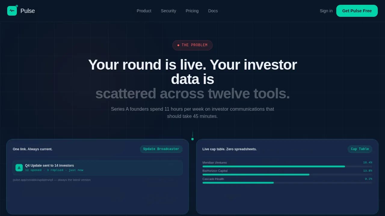 HealthTech Startup Specialist Professional Website Template